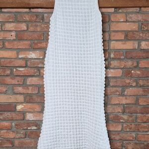 Jon & Anna White Textured Maxi Dress Sleeveless Stretch Resort Vacation